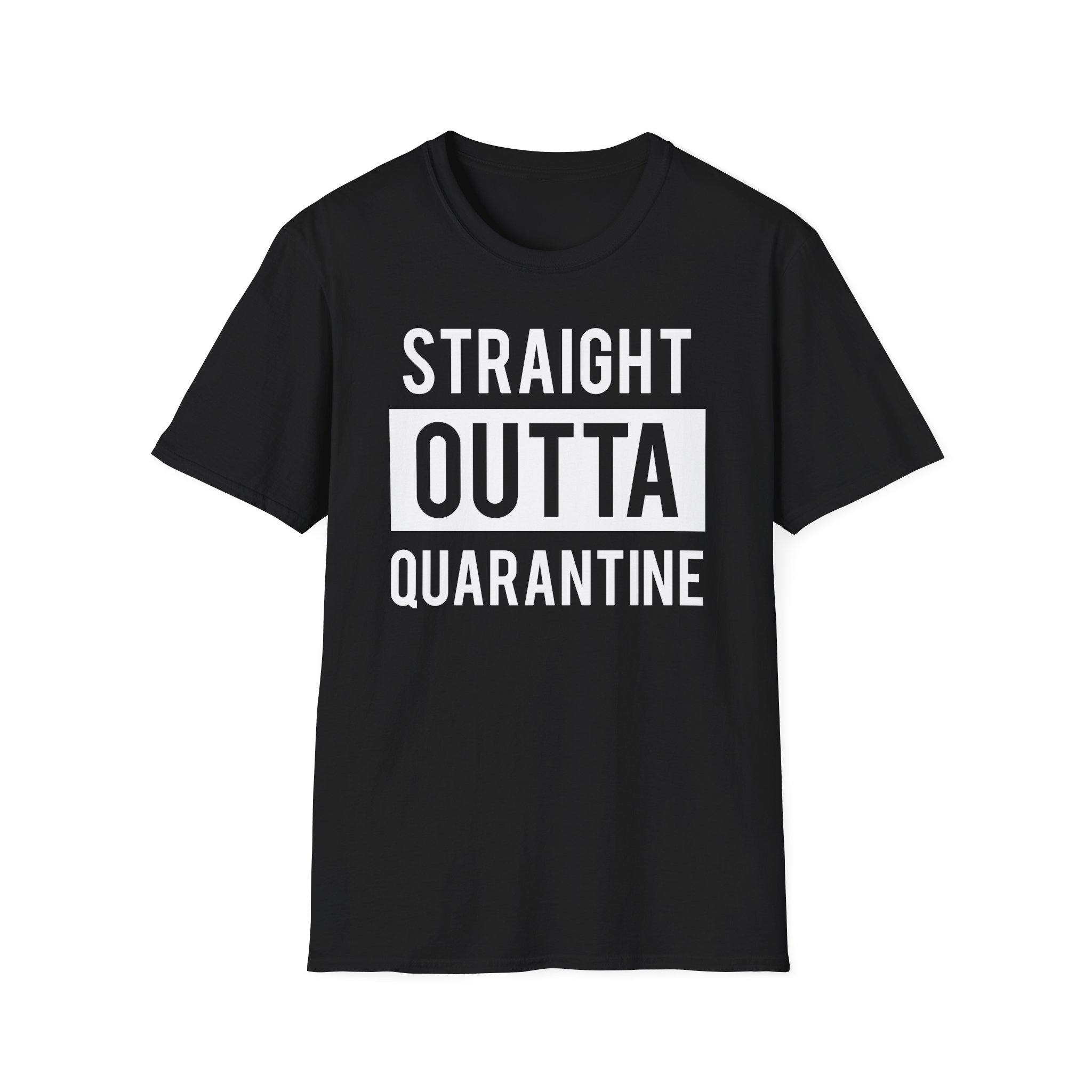 NWA Straight Outta Quarantine Unisex Softstyle T-Shirt