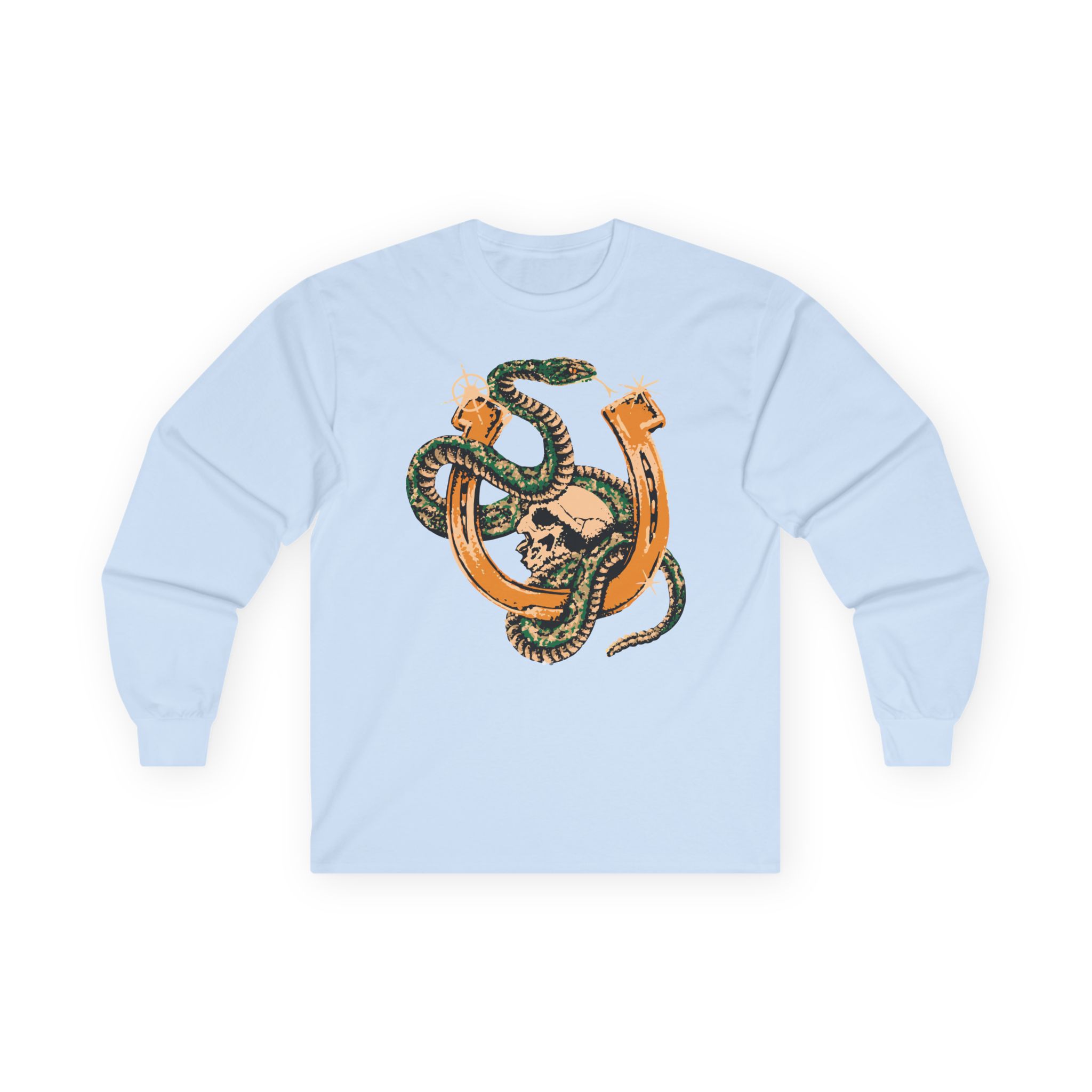 ZZ Top Snake Skull Unisex Ultra Cotton Long Sleeve Tee