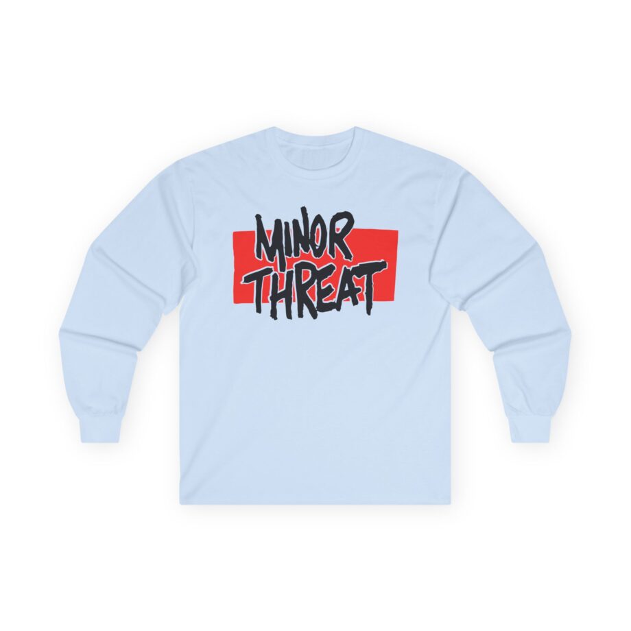 Minor Threat - Big Logo Unisex Ultra Cotton Long Sleeve Tee
