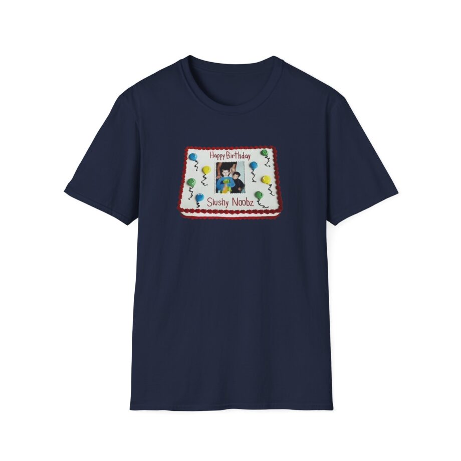 Birthday Cake Slushy Noobz Unisex Softstyle T-Shirt