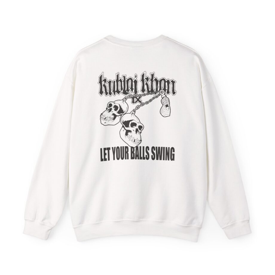 Kublai Khan - Let Your Balls Swing Unisex Heavy Blend™ Crewneck Sweatshirt