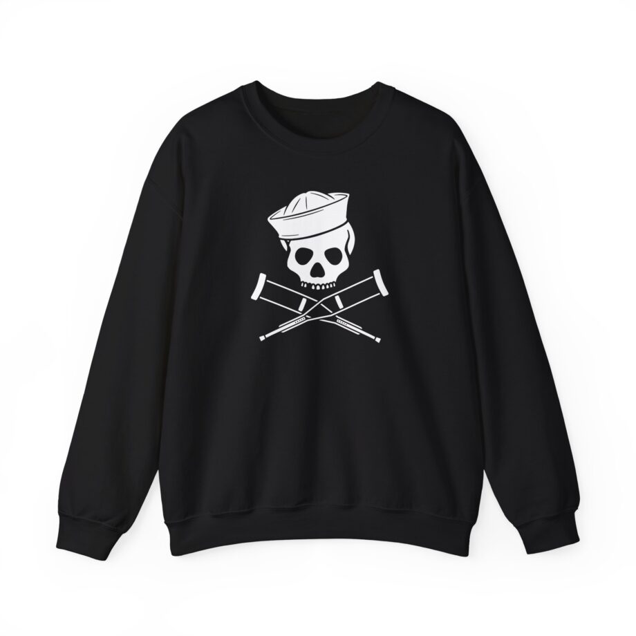 Jackass Sailor Skull & Crossbones Unisex Heavy Blend™ Crewneck Sweatshirt