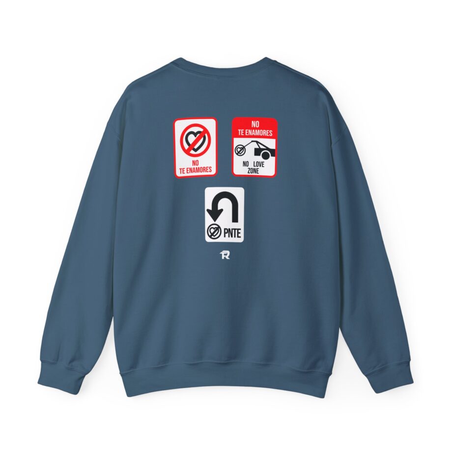 Fuerza Regida No Love Zone Unisex Heavy Blend™ Crewneck Sweatshirt
