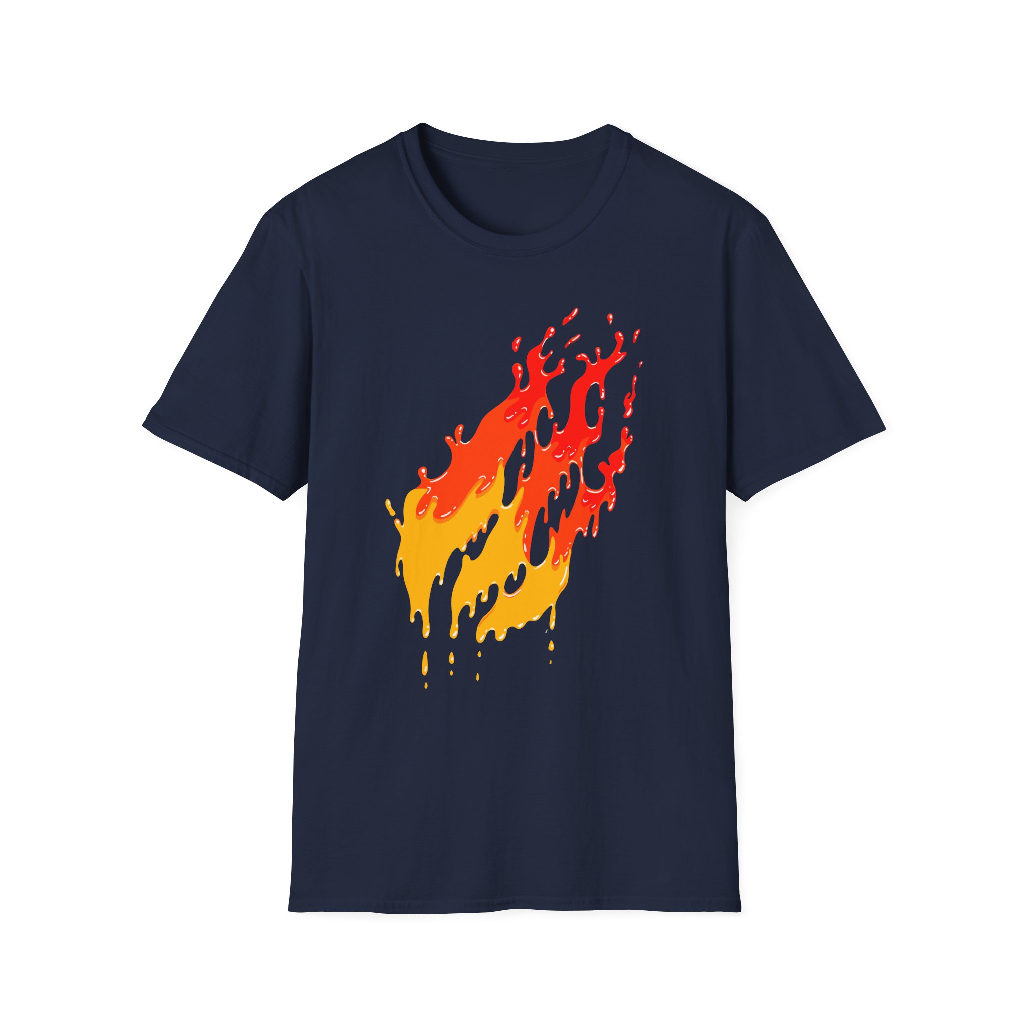 Preston Fire Drip Unisex Softstyle T-Shirt