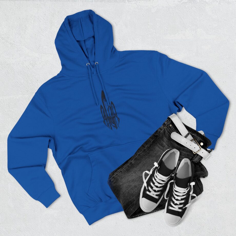 At the Gates the Red in the Sky is Ours Three-panel Fleece Hoodie