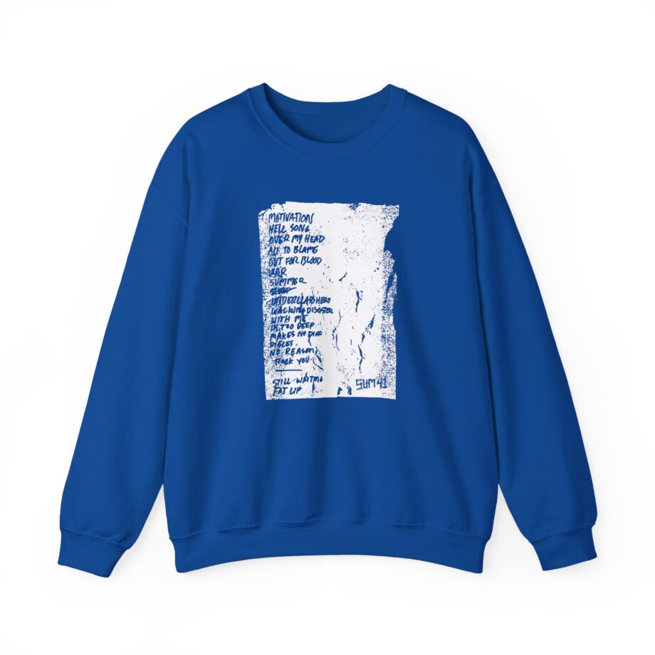 Sum 41 Setlist Unisex Heavy Blend™ Crewneck Sweatshirt