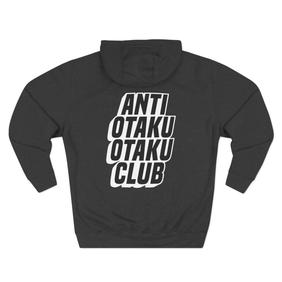 Rubius Anti Otaku Otaku Club Three-Panel Fleece Hoodie