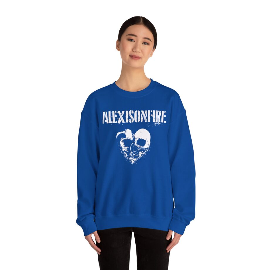 Alexisonfire Barbed Wire Heartskull Unisex Heavy Blend™ Crewneck Sweatshirt