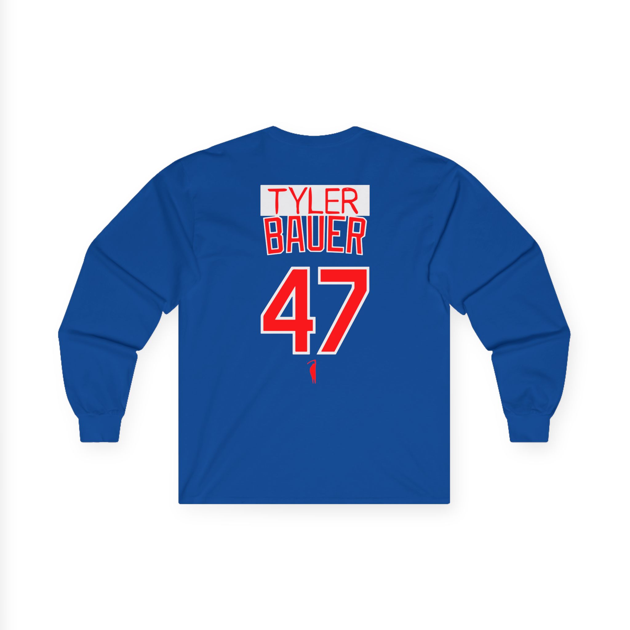 Trevor Bauer Hard Work Never Settles Unisex Ultra Cotton Long Sleeve Tee