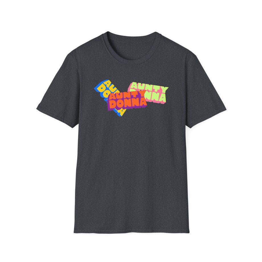 Aunty Donna Three Logo Unisex Softstyle T-Shirt