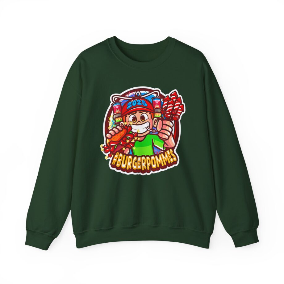 Burger Pommes Unisex Heavy Blend™ Crewneck Sweatshirt