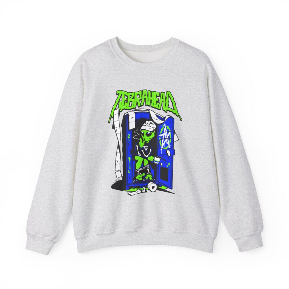 Zebrahead White ZH Coffee break Unisex Heavy Blend™ Crewneck Sweatshirt