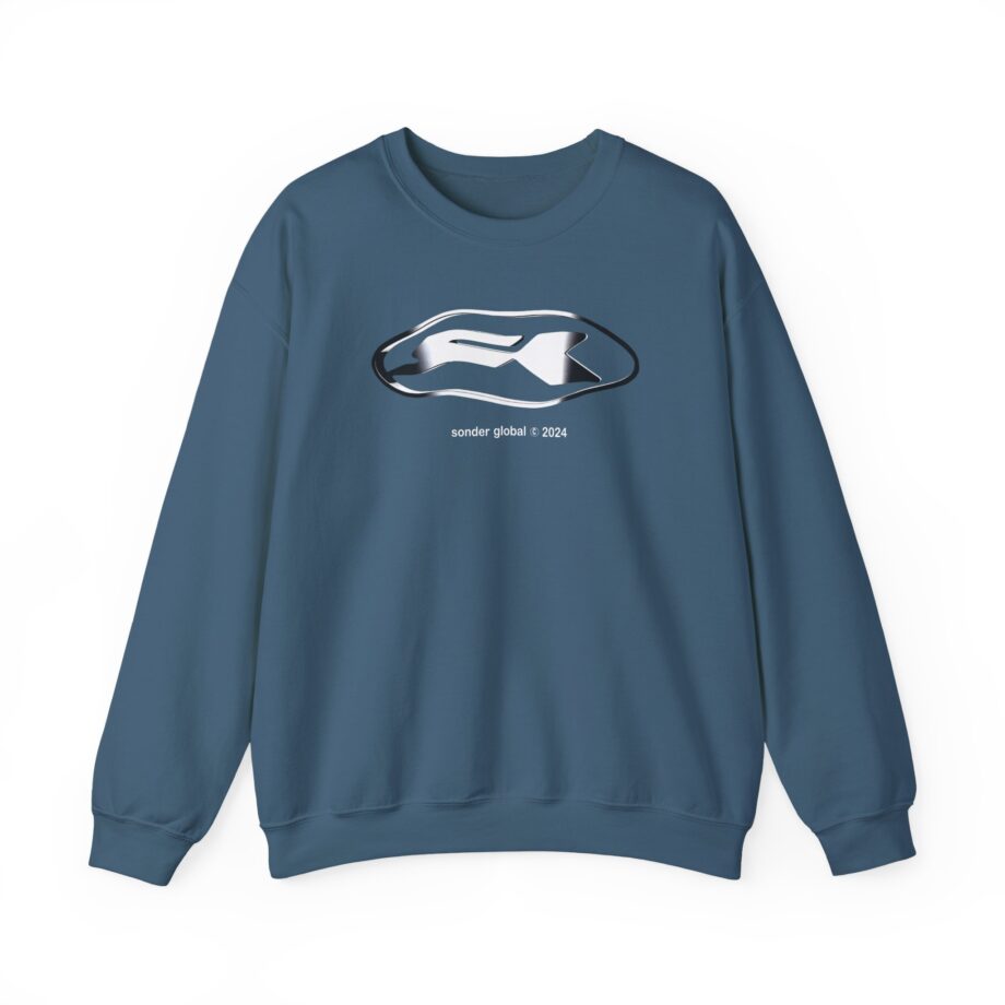 Sonder Chrome Sr Logo Baby Unisex Heavy Blend™ Crewneck Sweatshirt