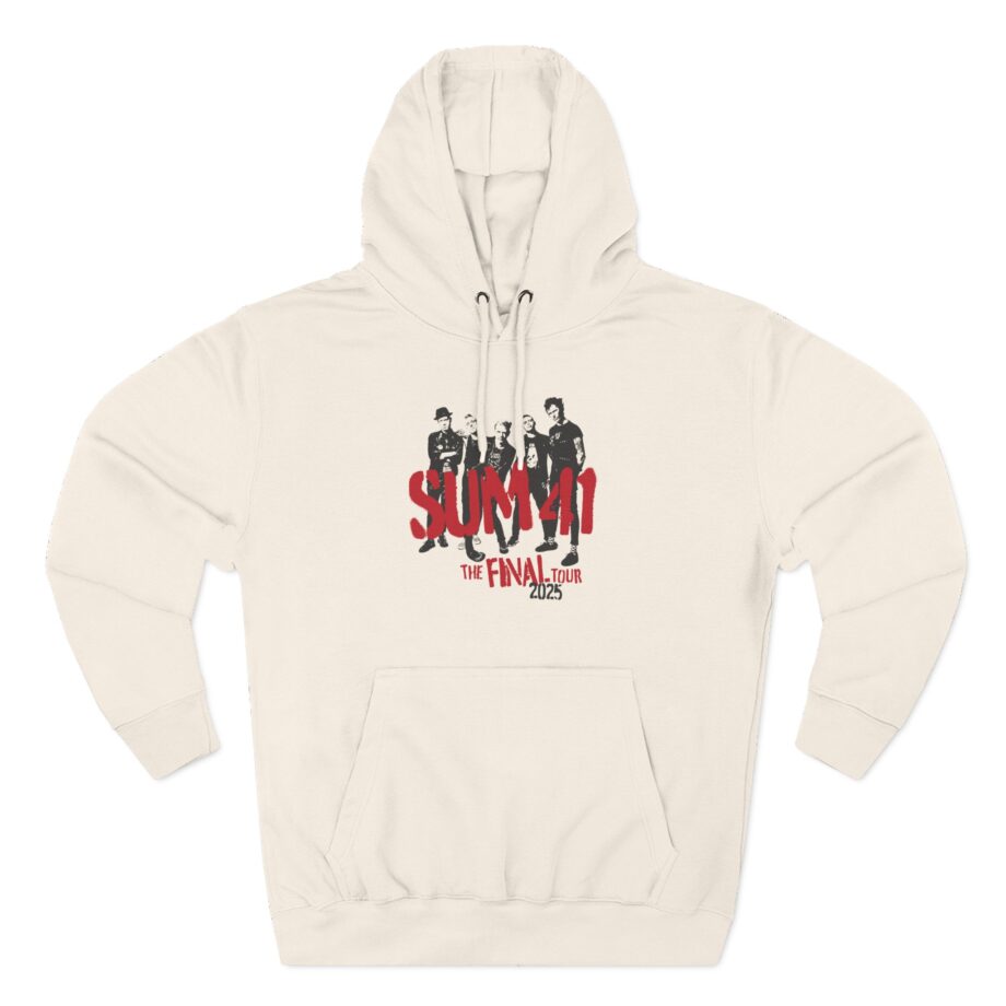 Sum 41 the Final Tour Three-Panel Fleece Hoodie
