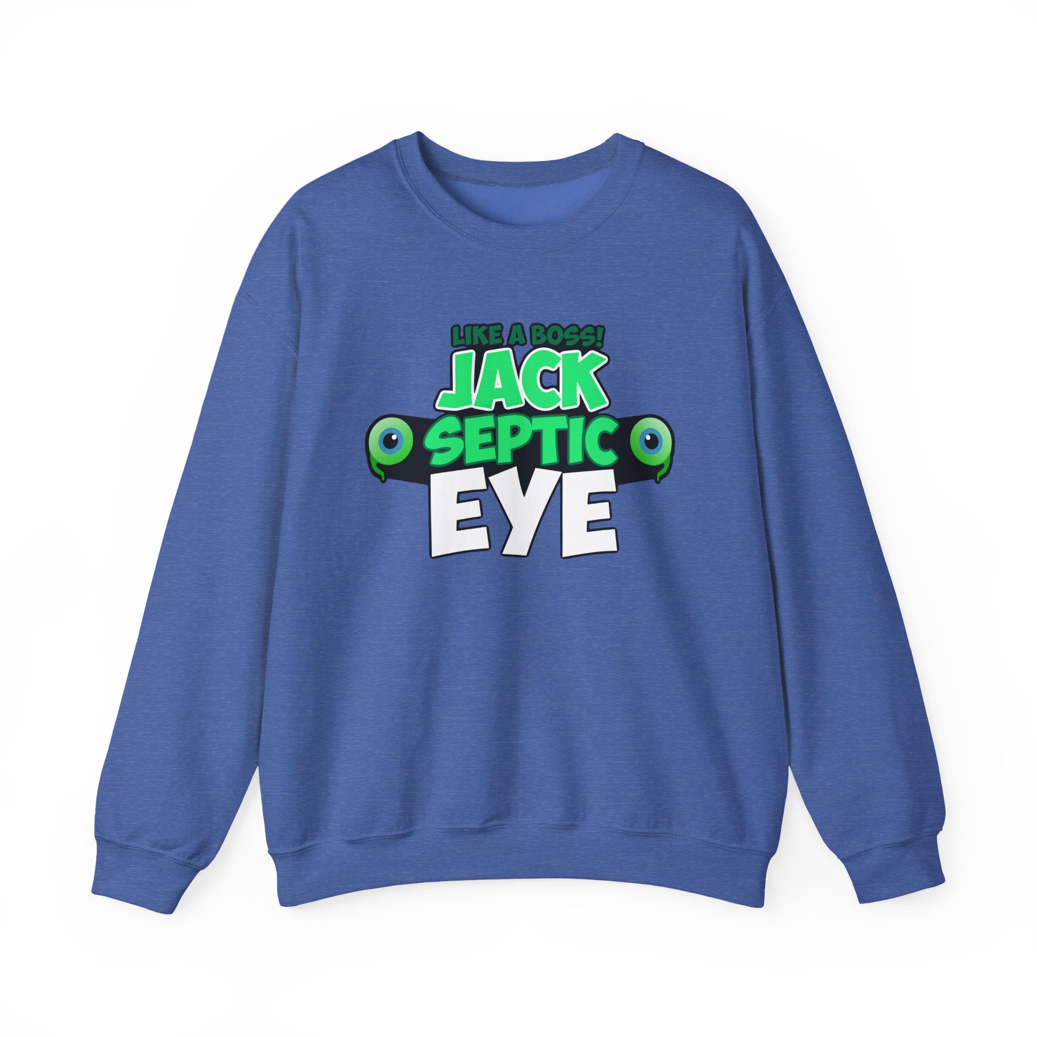 Like a Boss Jacksepticeye Unisex Heavy Blendâ„¢ Crewneck Sweatshirt