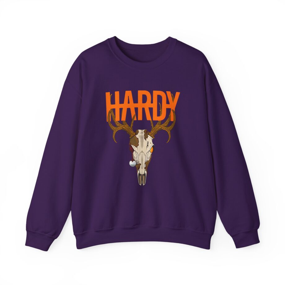Hardy Deer Skull Unisex Heavy Blend™ Crewneck Sweatshirt