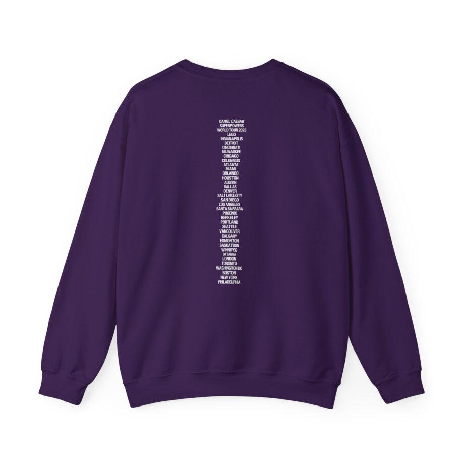 Daniel Caesar Superpowers World Tour Unisex Heavy Blend™ Crewneck Sweatshirt