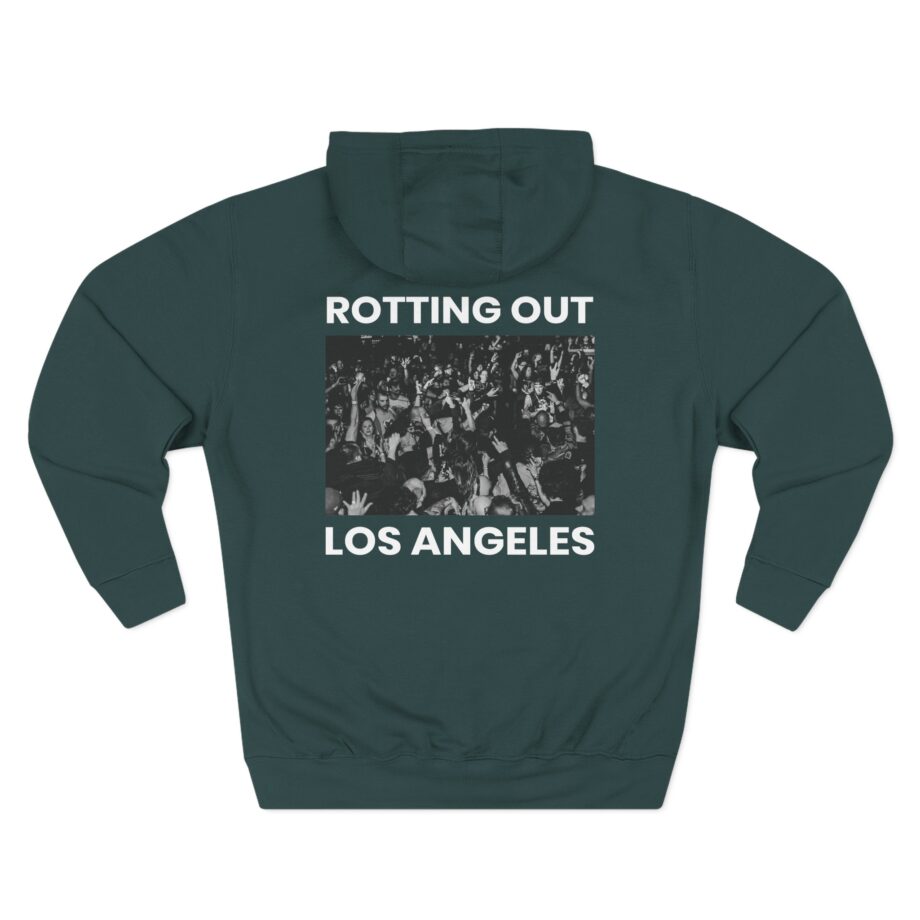 Rotting Out  Los Angeles Three-Panel Fleece Hoodie