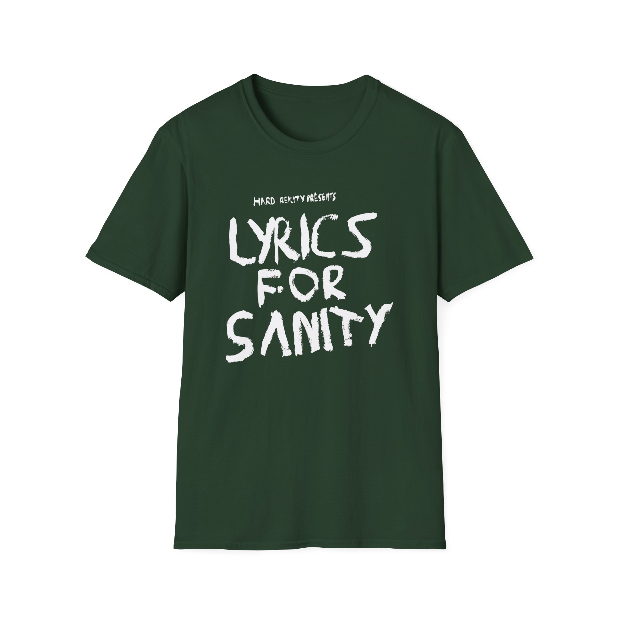 Songer Lyrics for Sanity Unisex Softstyle T-Shirt