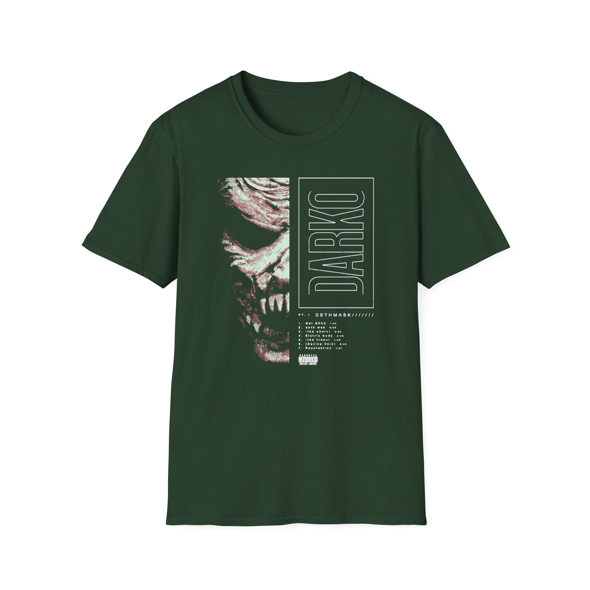 Darko Dethmask Pt 1 Unisex Softstyle T-Shirt