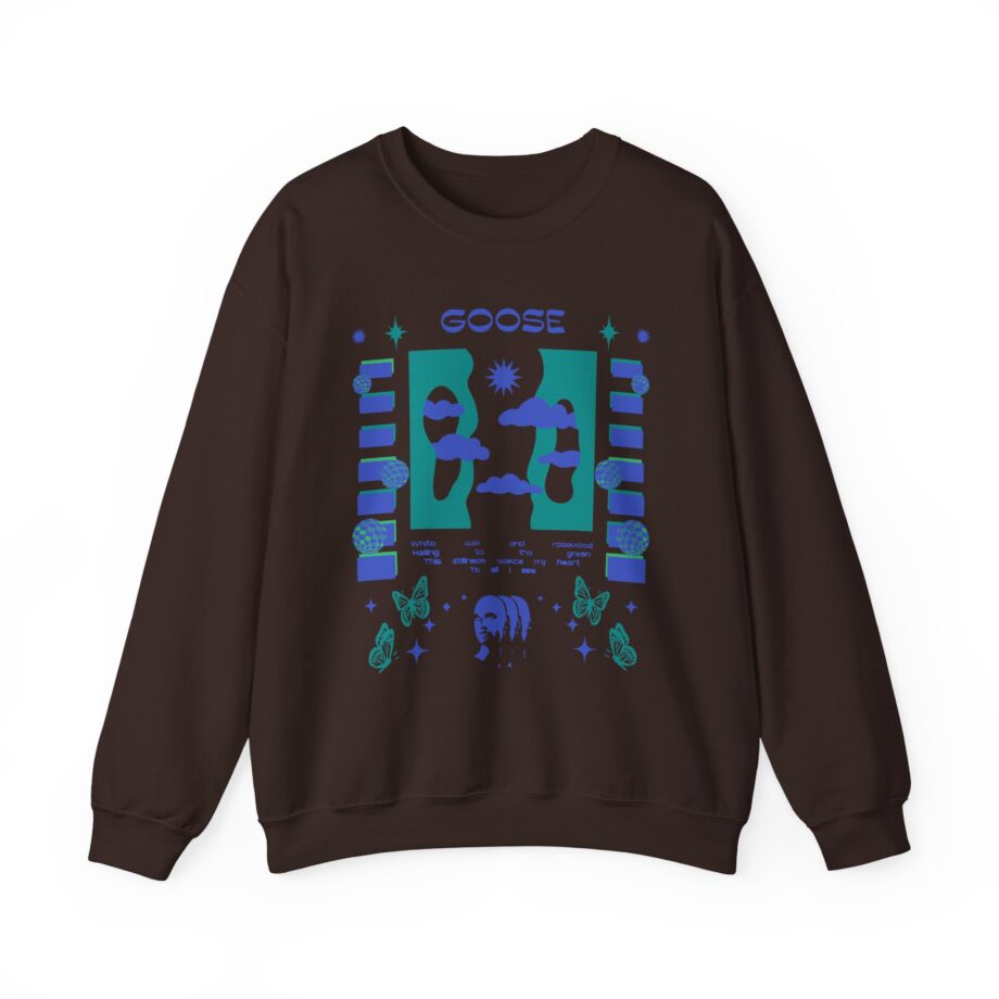 Goose Rosewood Unisex Heavy Blend™ Crewneck Sweatshirt
