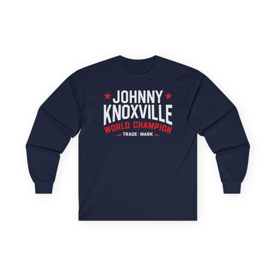 Jackass Johnny Knoxville World Champion Trade Mark Unisex Ultra Cotton Long Sleeve Tee