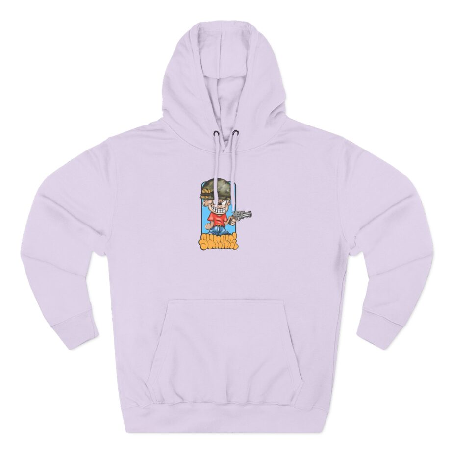 Sunami War is Hell Three-Panel Fleece Hoodie