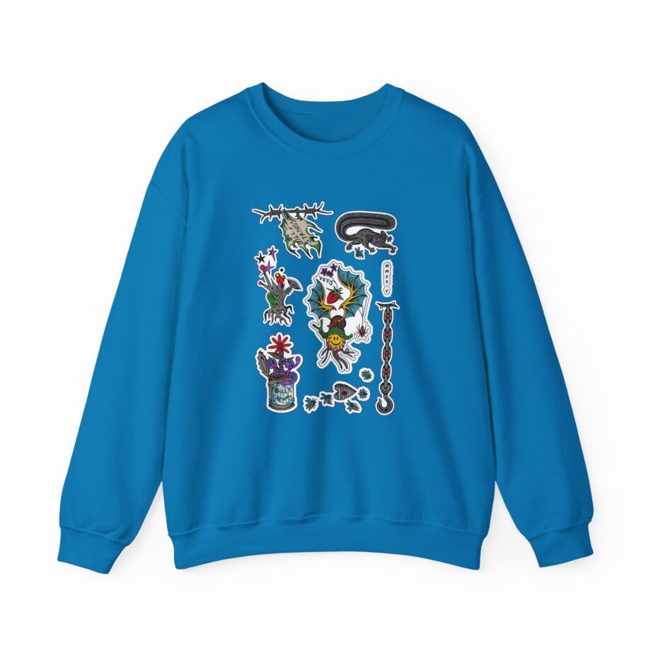 Billy Strings Flash Sheet Unisex Heavy Blend™ Crewneck Sweatshirt