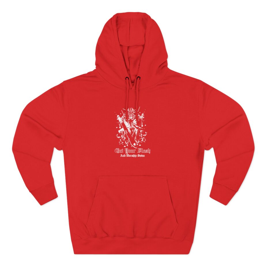 Antaeus Cut Your Flesh and Worship Satan Three-panel Fleece Hoodie