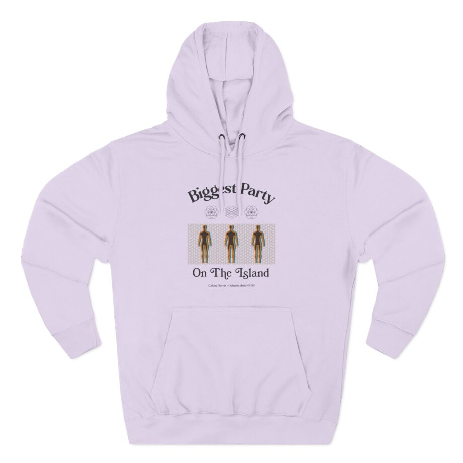 Calvin Harris Ushuaia Higher Island Party Three-Panel Fleece Hoodie