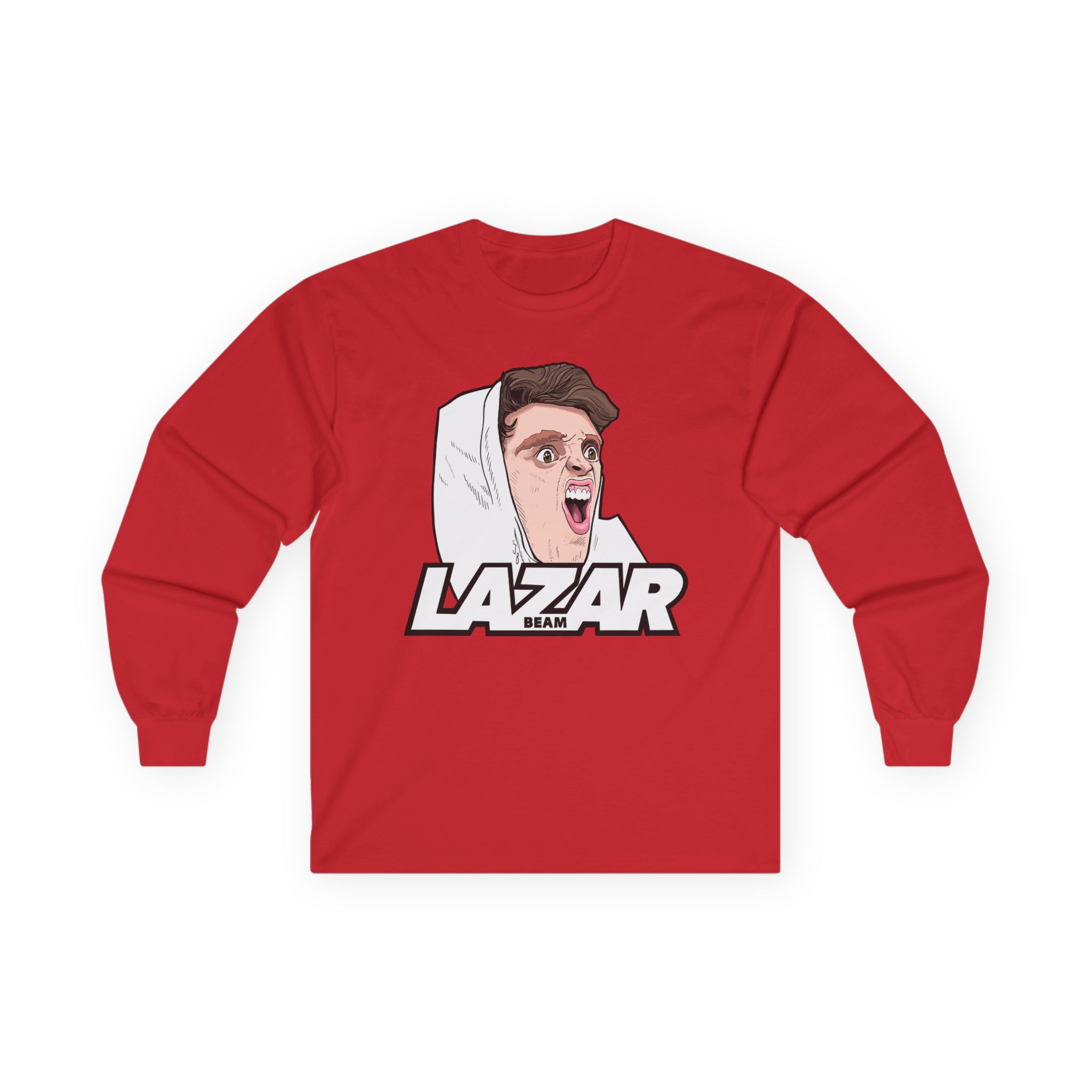 Lazar Silly Face Unisex Ultra Cotton Long Sleeve Tee