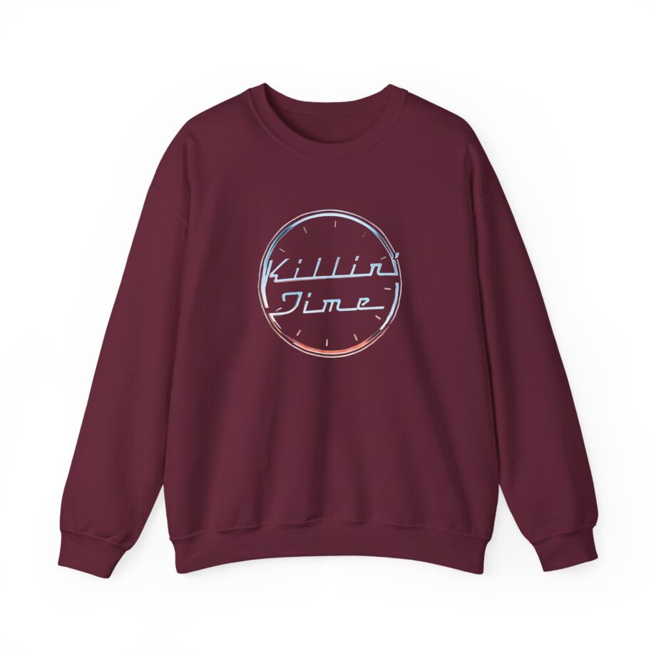 Clint Black Chrome Killing Time Unisex Heavy Blend™ Crewneck Sweatshirt