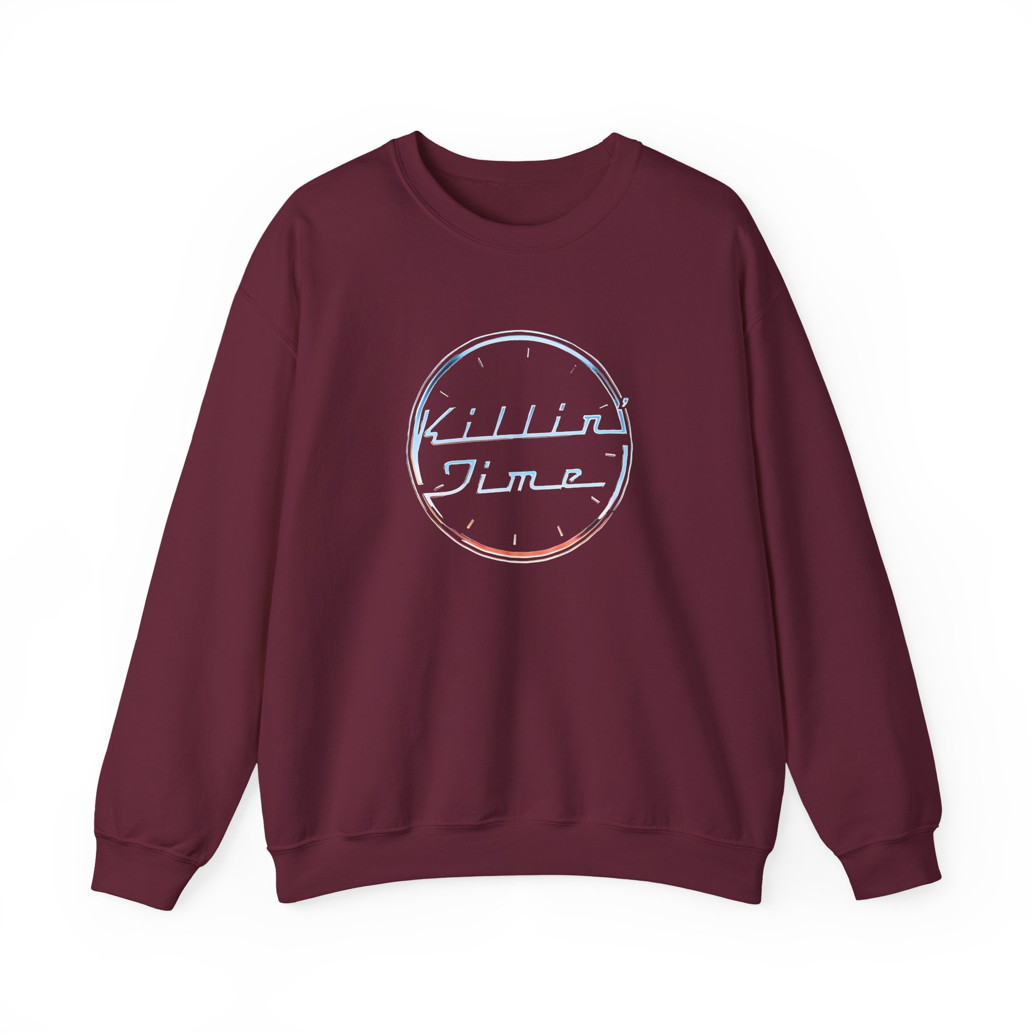 Clint Black Chrome Killing Time Unisex Heavy Blendâ„¢ Crewneck Sweatshirt