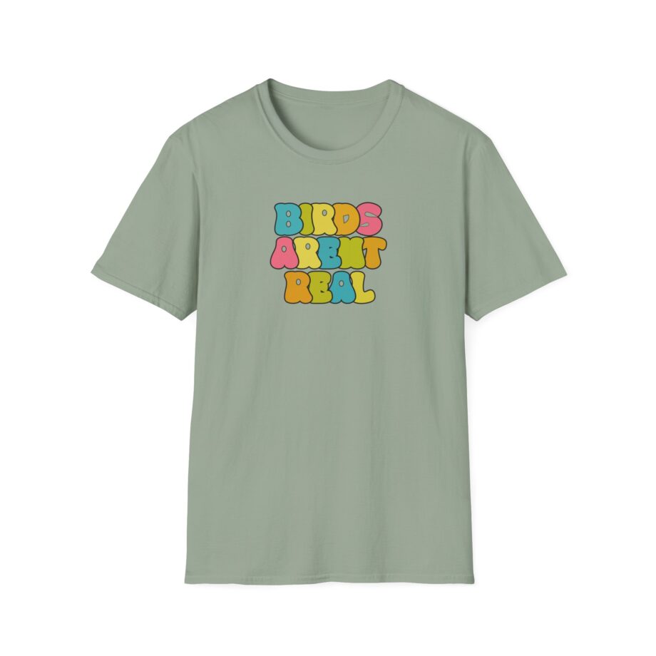 Birds Arent Real Unisex Softstyle T-Shirt
