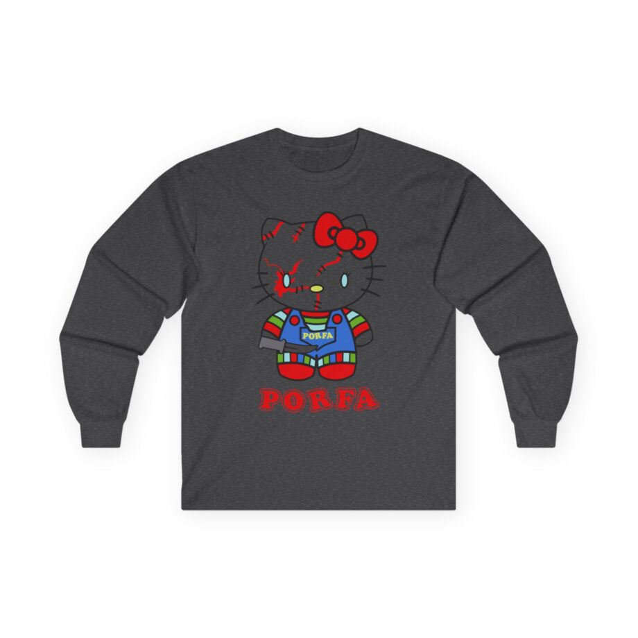 Porfa Hello Kitty Halloween Unisex Ultra Cotton Long Sleeve Tee
