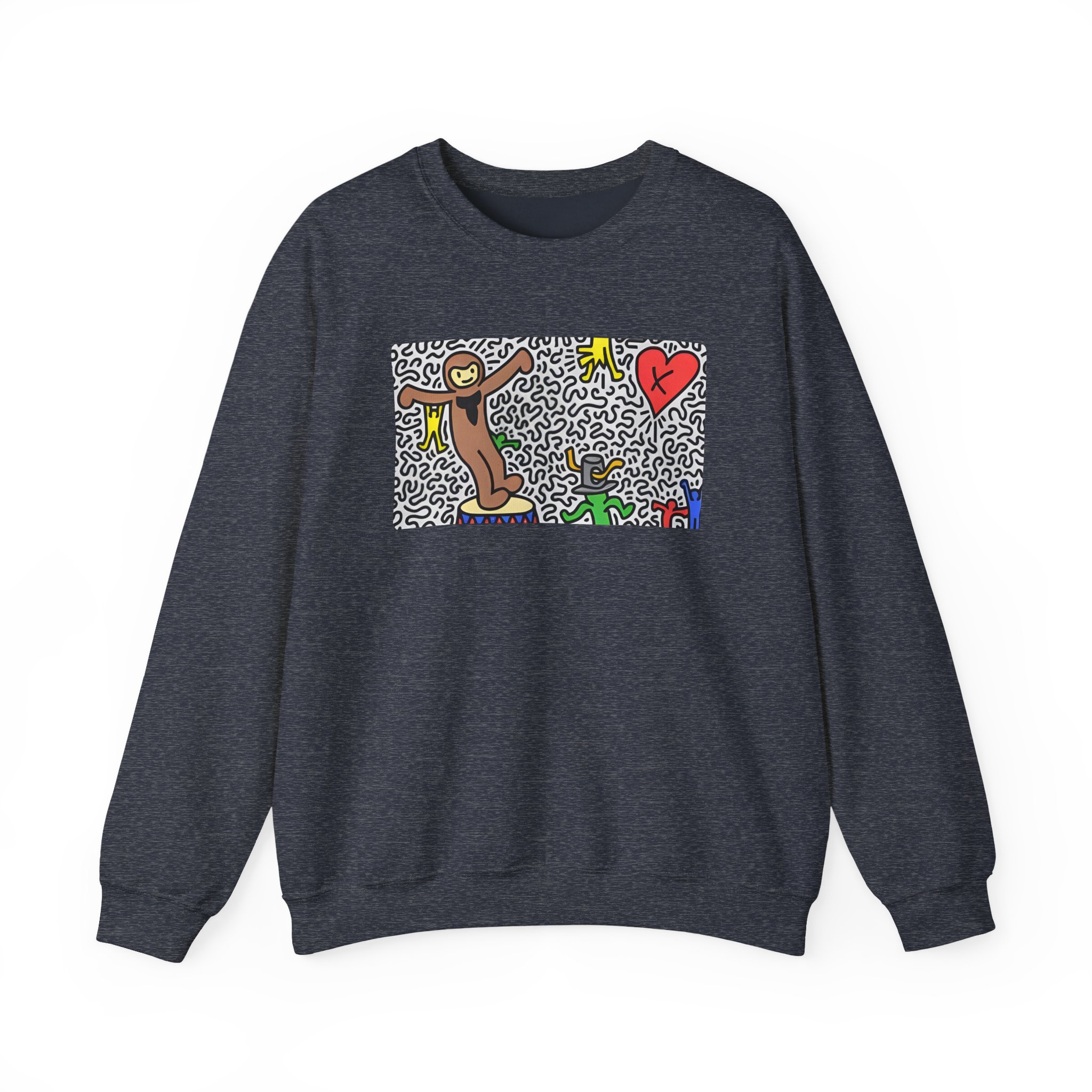 Spoonkid Monke Unisex Heavy Blendâ„¢ Crewneck Sweatshirt