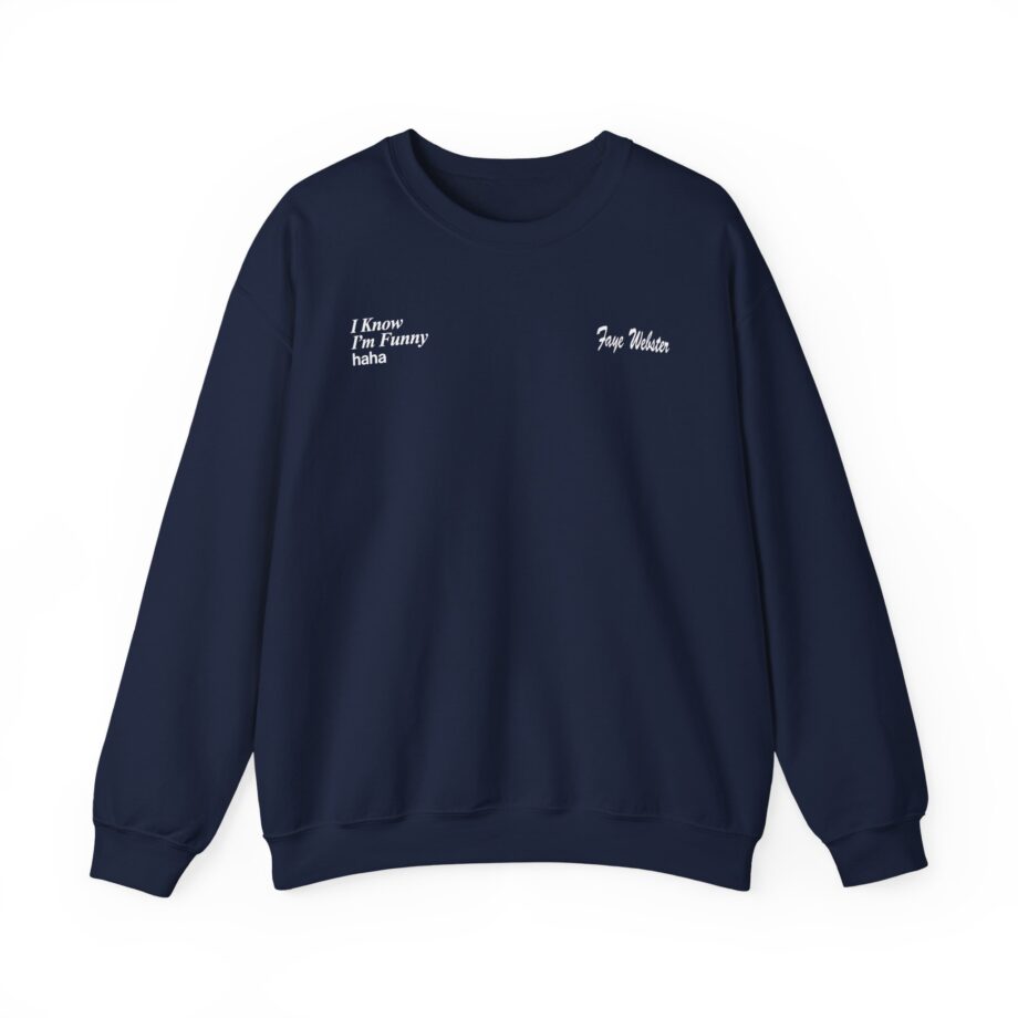 Faye Webster I Know I'm Funny Haha Unisex Heavy Blend™ Crewneck Sweatshirt