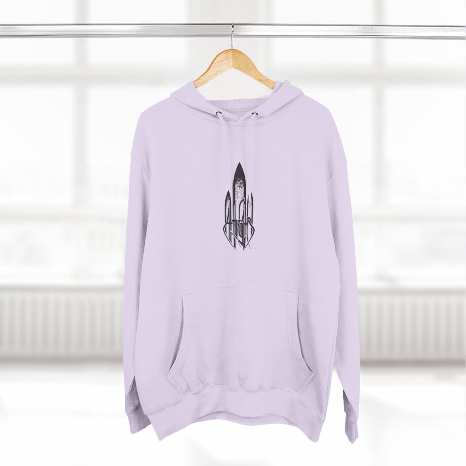 At the Gates the Red in the Sky is Ours Three-panel Fleece Hoodie