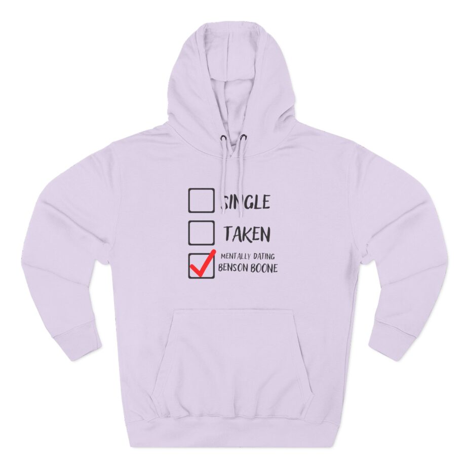 Benson Boone Mentally Dating Three-Panel Fleece Hoodie