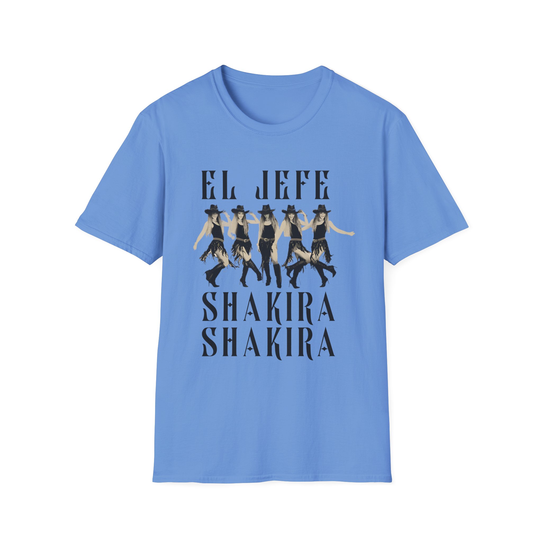Shakira El Jefe Dancer Unisex Softstyle T-Shirt