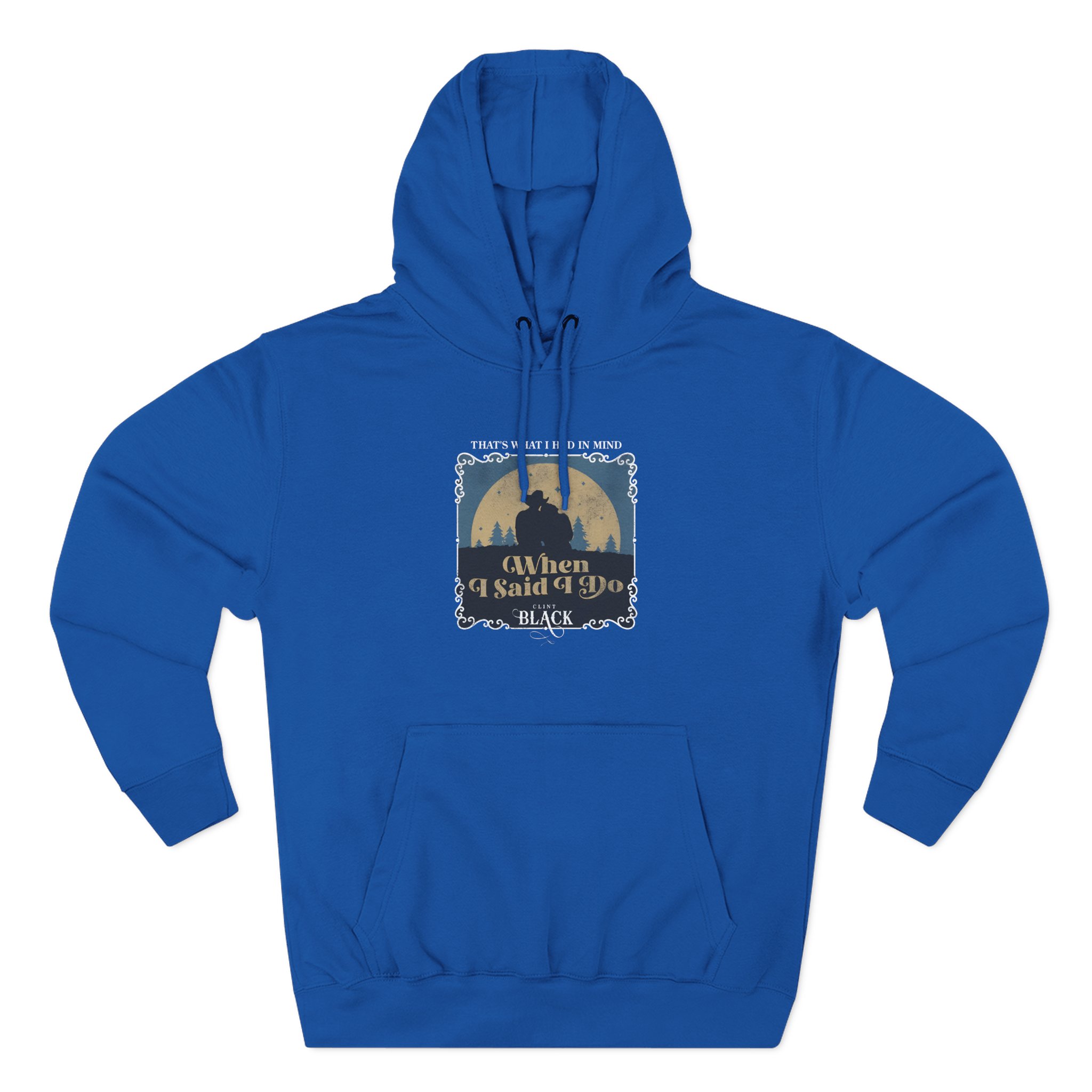 Clint Black When I Said I Do Illustrated Three-Panel Fleece Hoodie