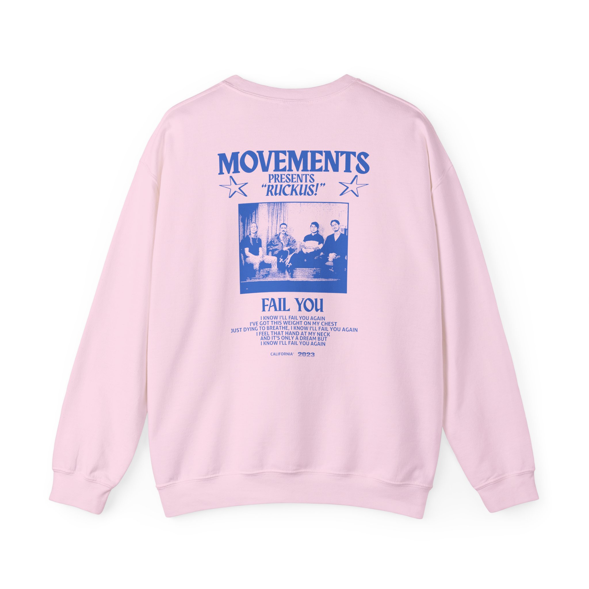 Movements Fail You Photo Unisex Heavy Blendâ„¢ Crewneck Sweatshirt