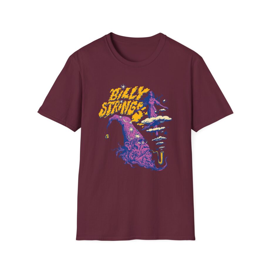 Billy Strings Green Wizard Head Unisex Softstyle T-Shirt