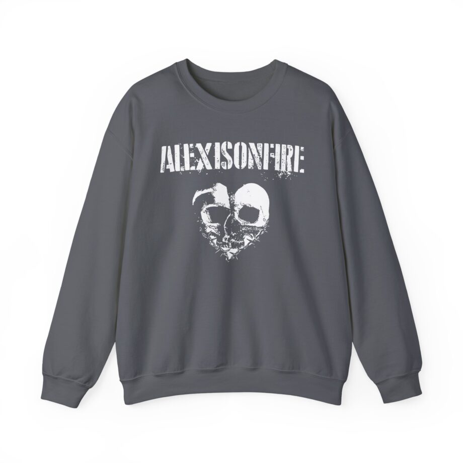 Alexisonfire Barbed Wire Heartskull Unisex Heavy Blend™ Crewneck Sweatshirt