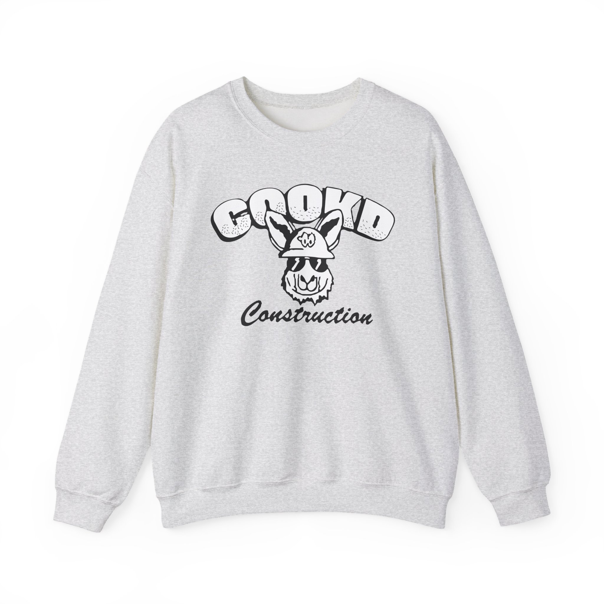 Lazarbeam Cookd Construction Unisex Heavy Blendâ„¢ Crewneck Sweatshirt