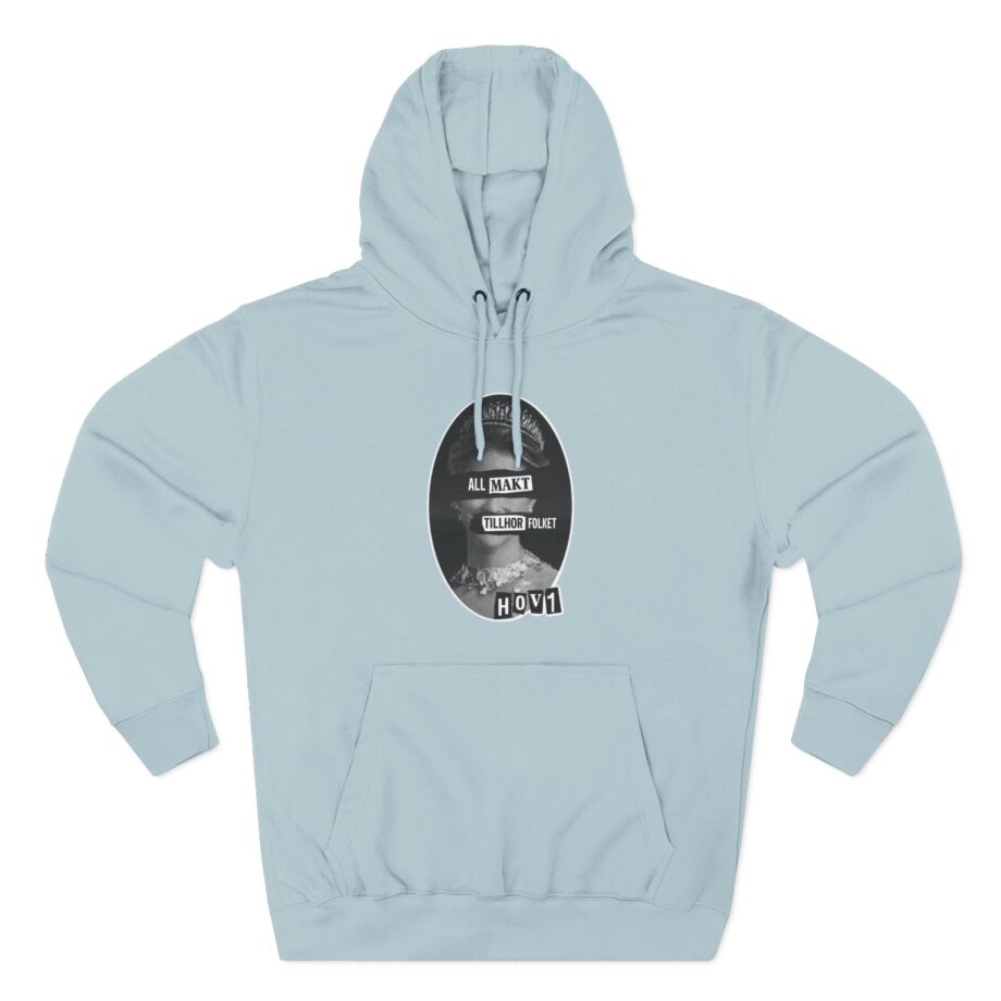 All Makt Tillh’r Folket Hov1 Three-Panel Fleece Hoodie