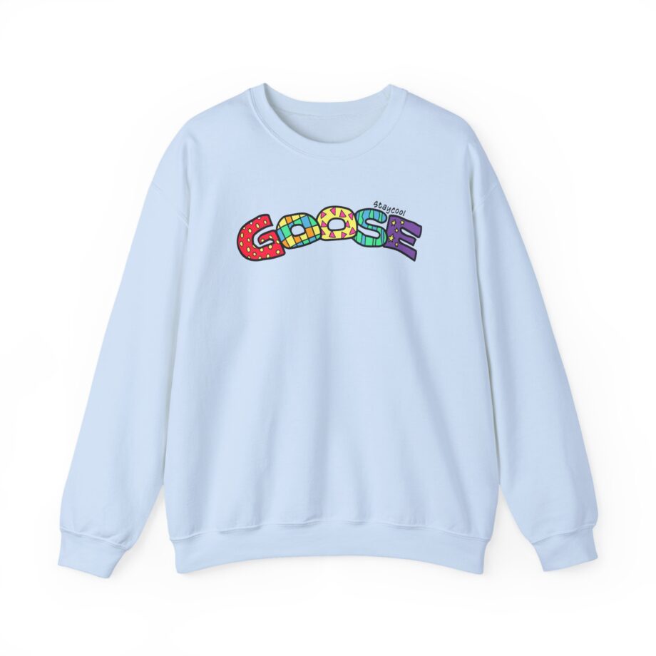 Goose x Staycool   Rainbow Unisex Heavy Blend™ Crewneck Sweatshirt