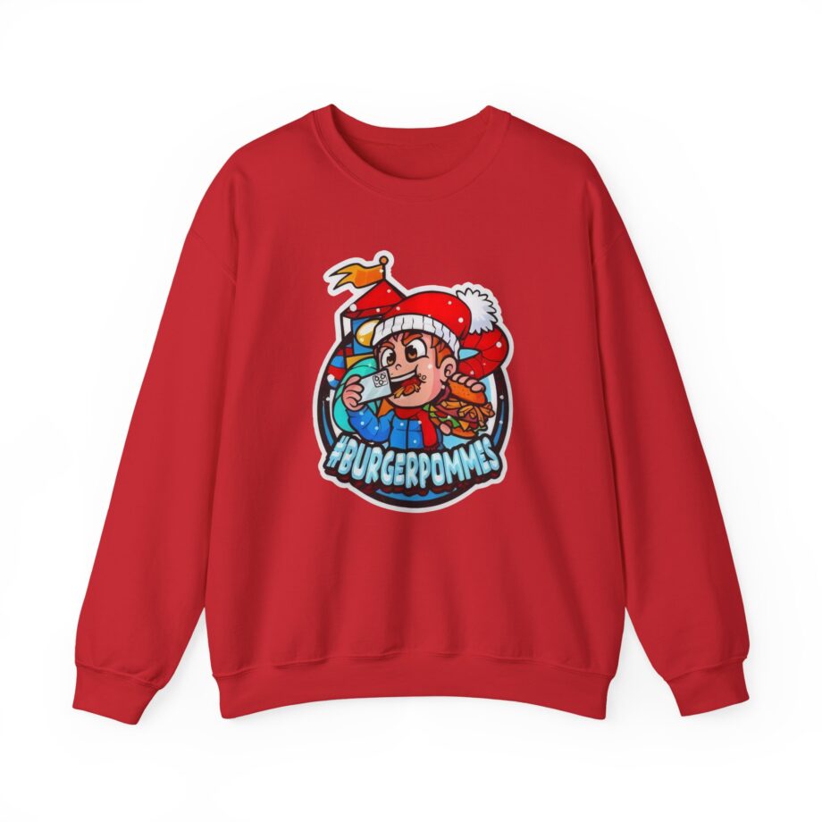 Burger Pommes Unisex Heavy Blend™ Crewneck Sweatshirt