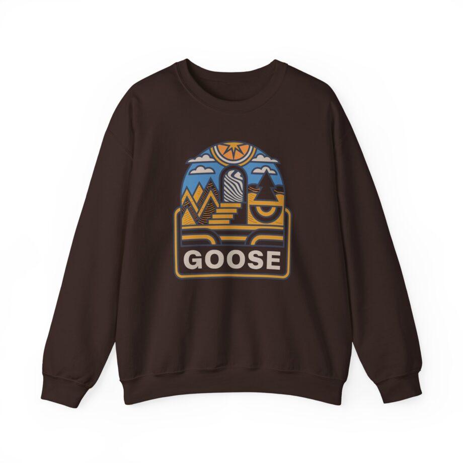 Goose Trippy Staircase Unisex Heavy Blend™ Crewneck Sweatshirt