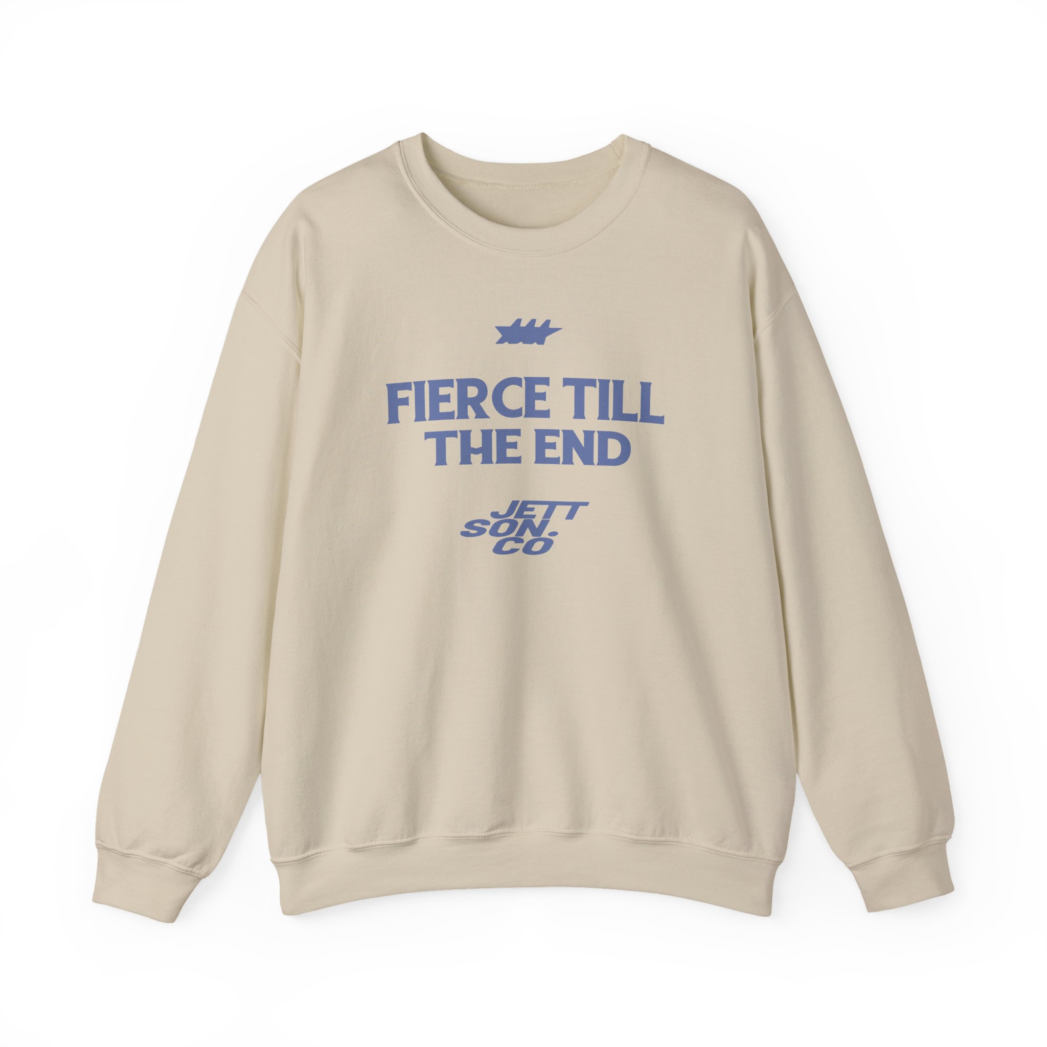 Jett Lawrenc Fierce Till the End Unisex Heavy Blendâ„¢ Crewneck Sweatshirt